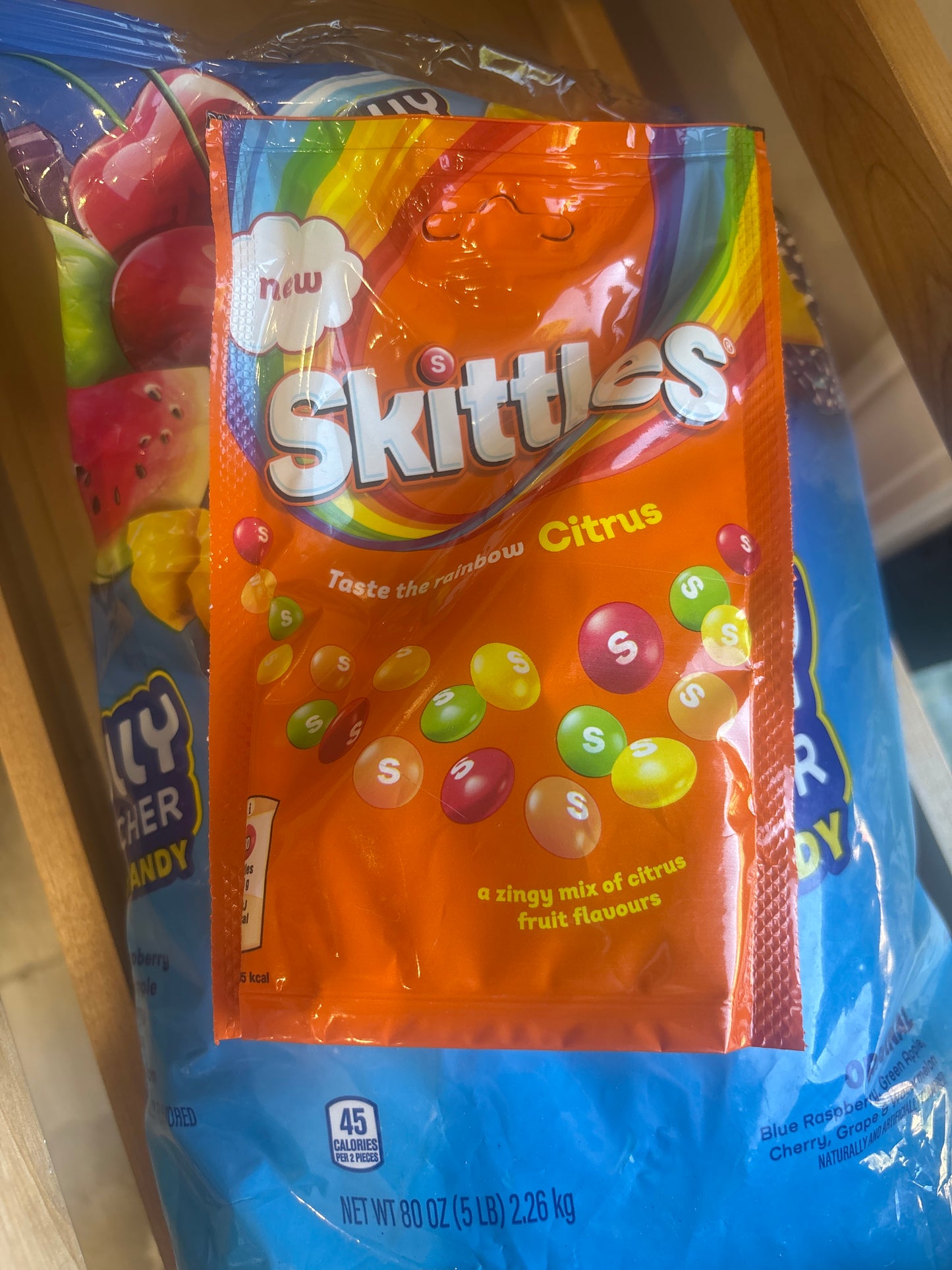 Freeze Dried Citrus Skittles from the UK