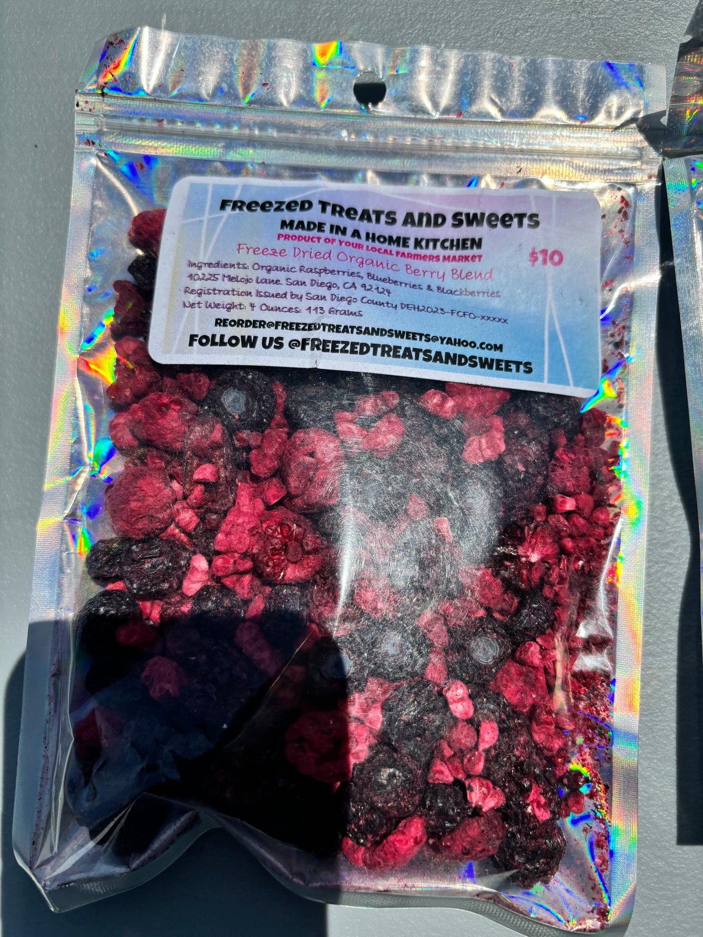Freeze Dried Berry Blend!