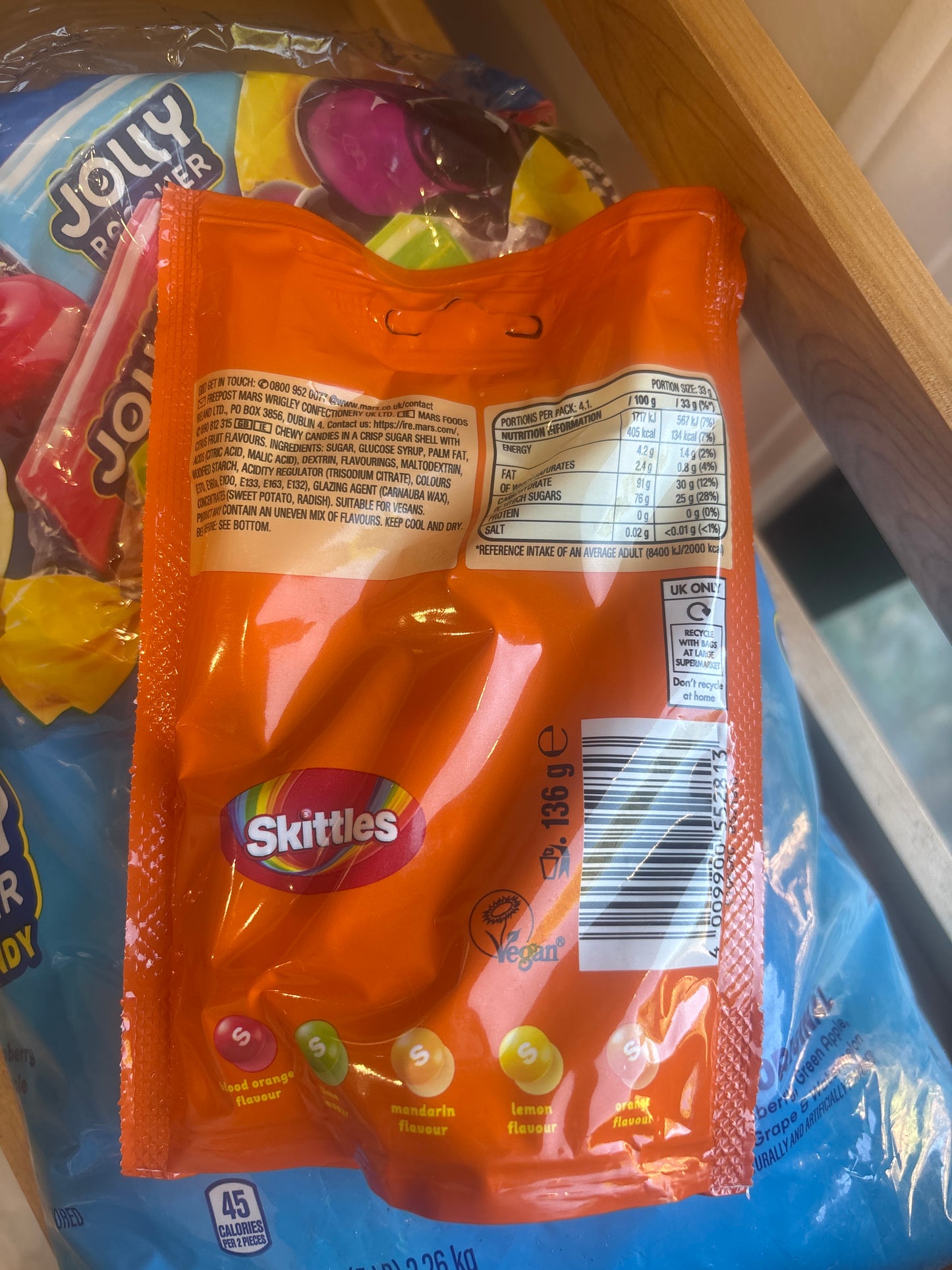 Freeze Dried Citrus Skittles from the UK
