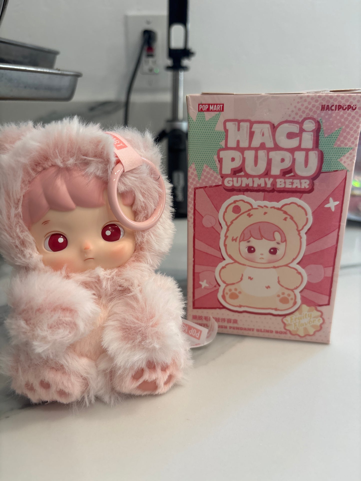 Hacipupu Peach Flavor Gummy Bear Popmart