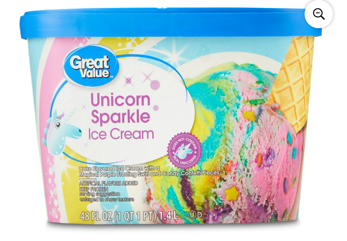 Freeze Dried Unicorn Ice Cream