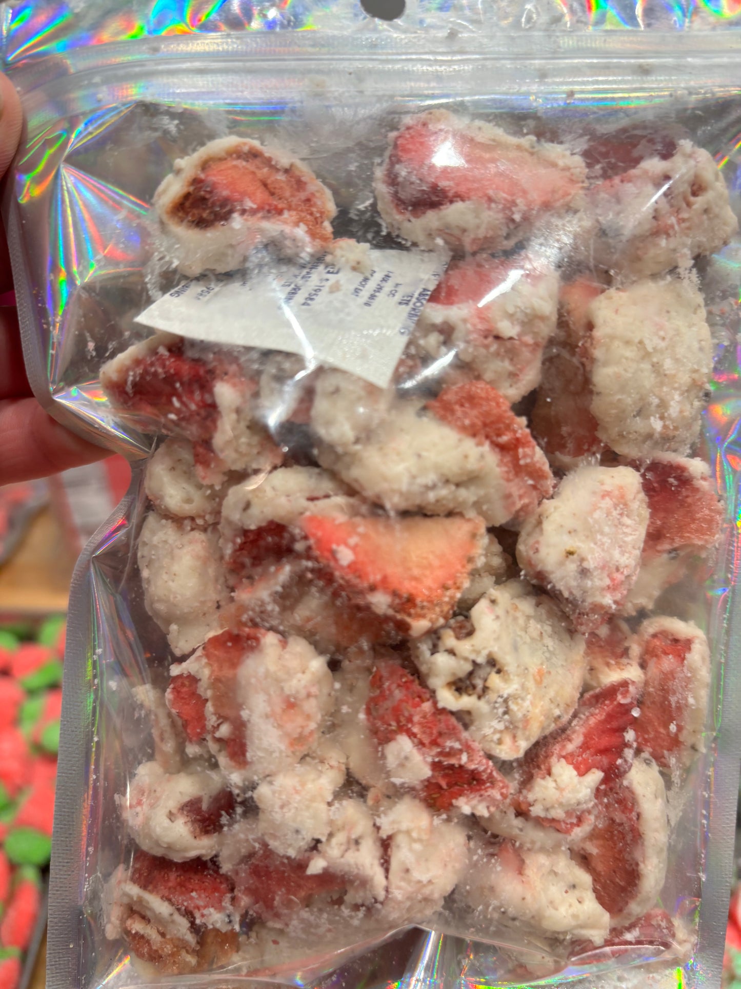 Freeze Dried Hersheys Cookies and Creme * Strawberries*