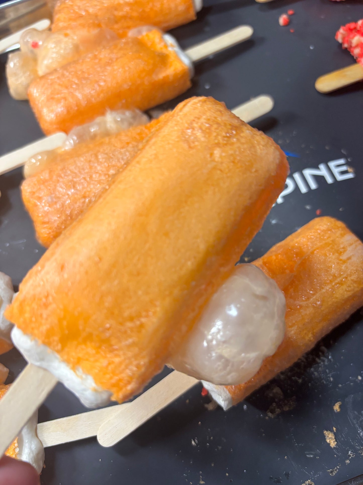 Freeze Dried Orange Creamsicle Pops 4 pack