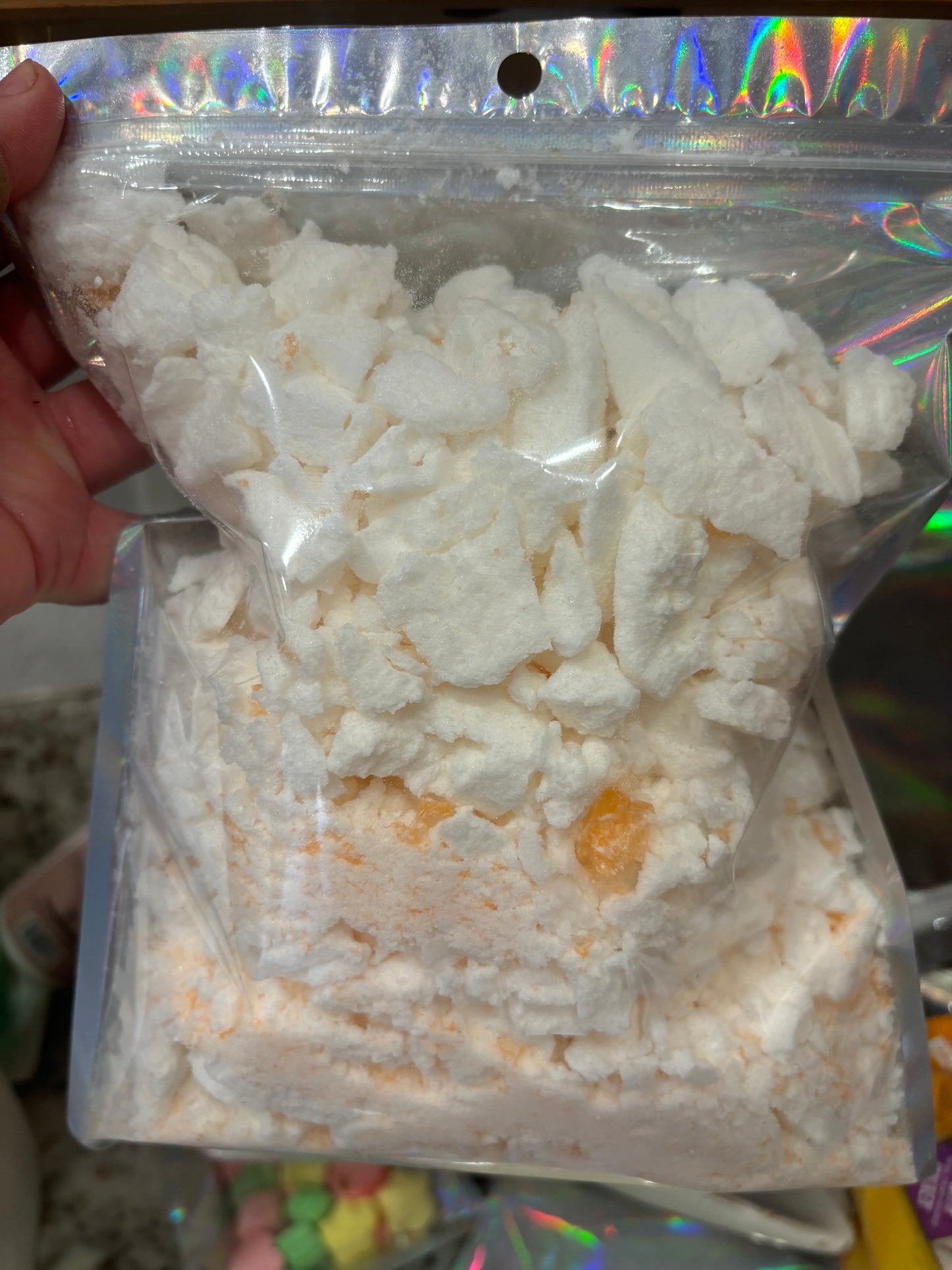 Freeze-Dried Fried Egg Shreds/ Dust.