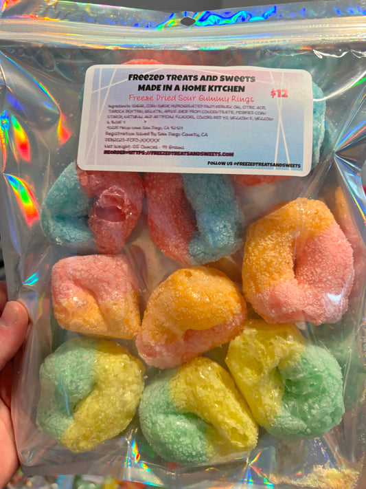 Freeze-Dried Sour Jovi Rainbow Rings