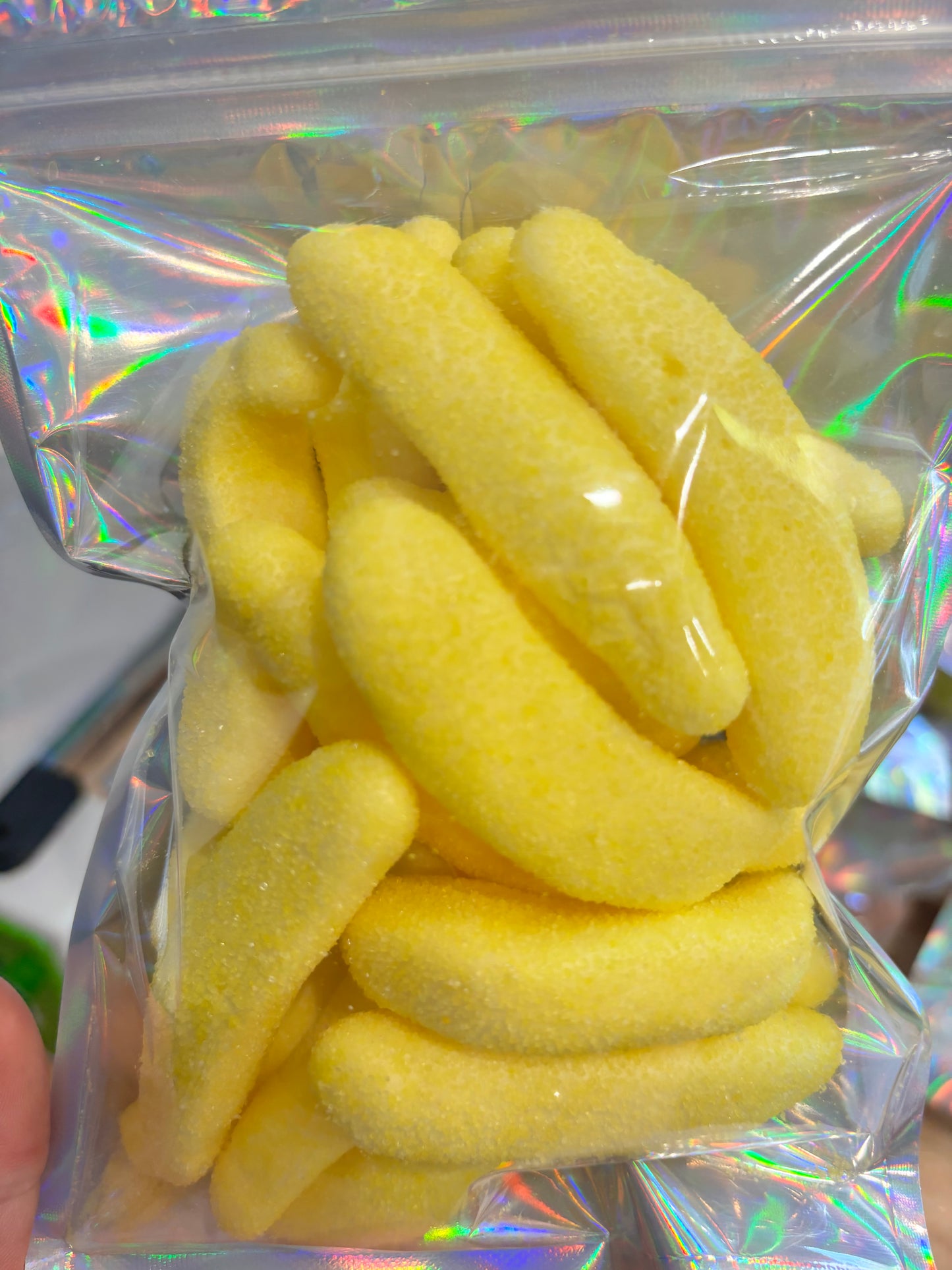 Freeze-Dried Gummy Bananas