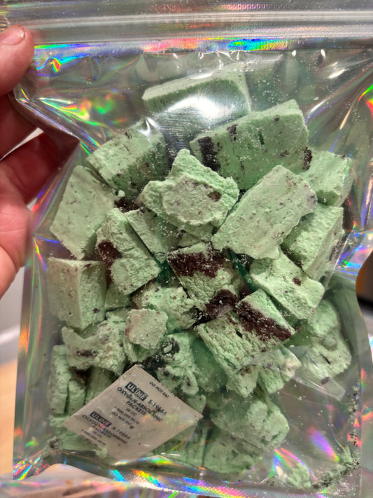 Freeze-Dried Mint Cookie Chip Ice Cream