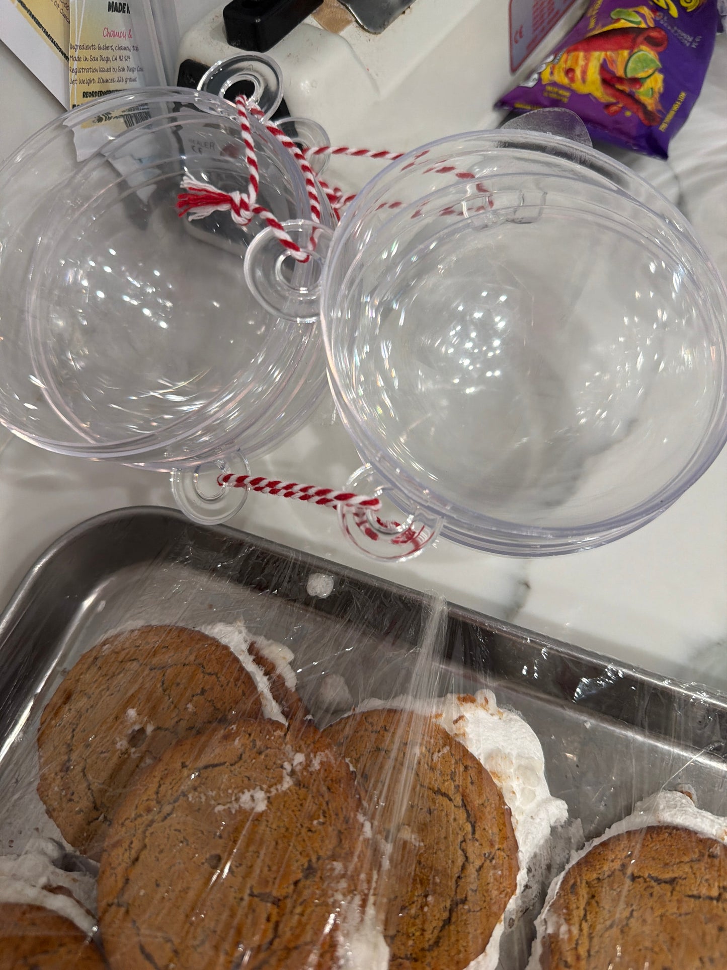 Freeze Dried Skittle Ornament