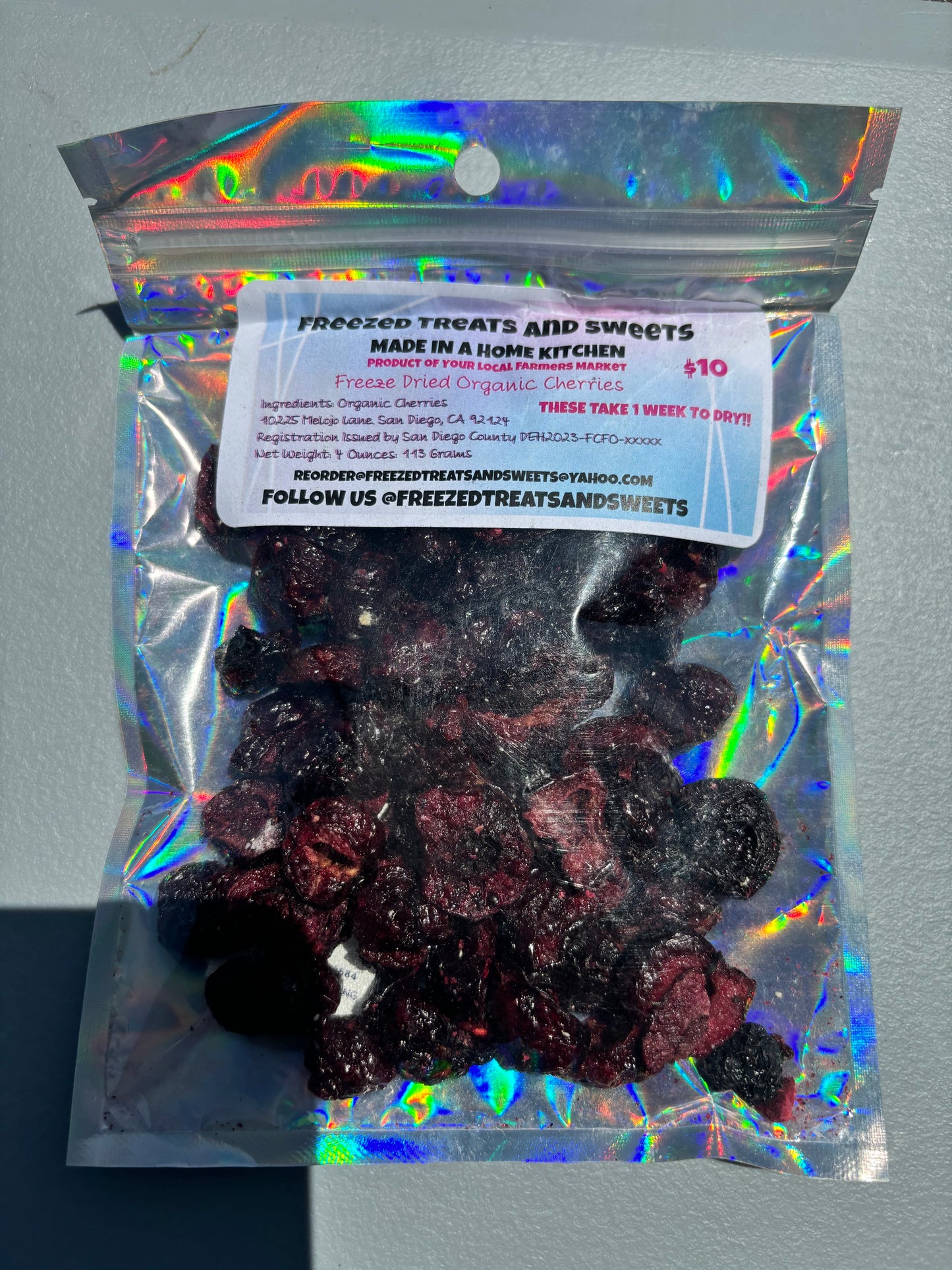 Freeze Dried Cherries