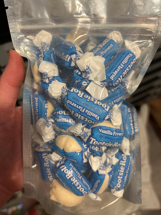 Freeze Dried Vanilla Tootsie Rolls