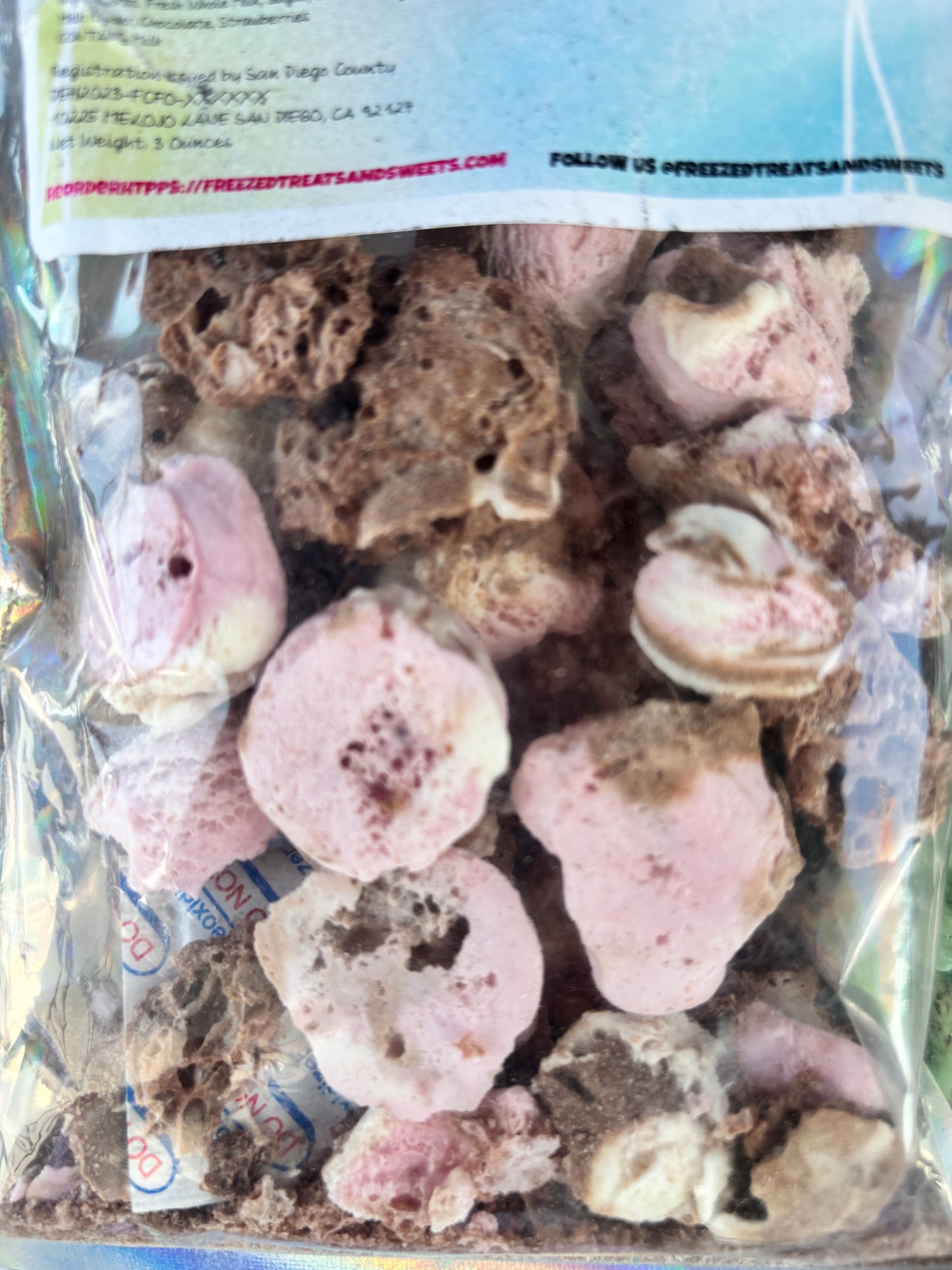 Freeze Dried Neapolitan Ice Cream