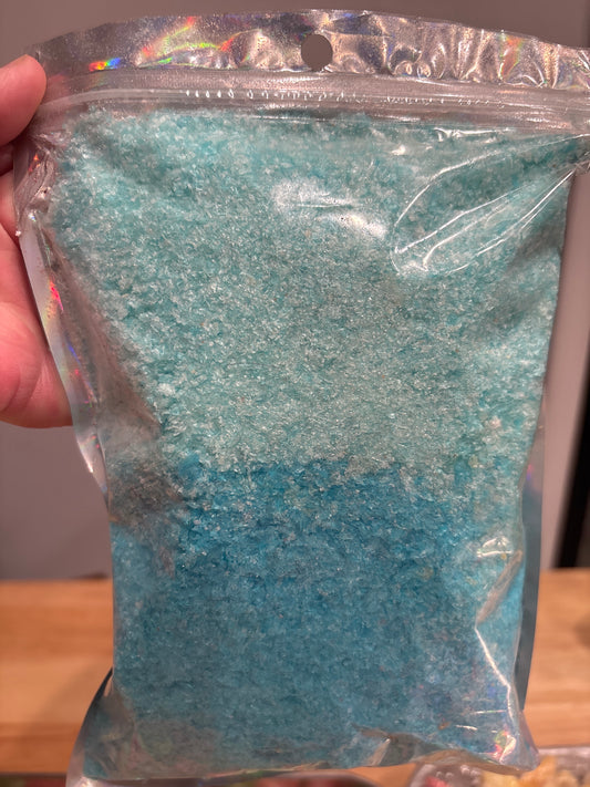 One 6x9 inch bag of Sour & Regular Shark DUST for cupcakes, toppers and more