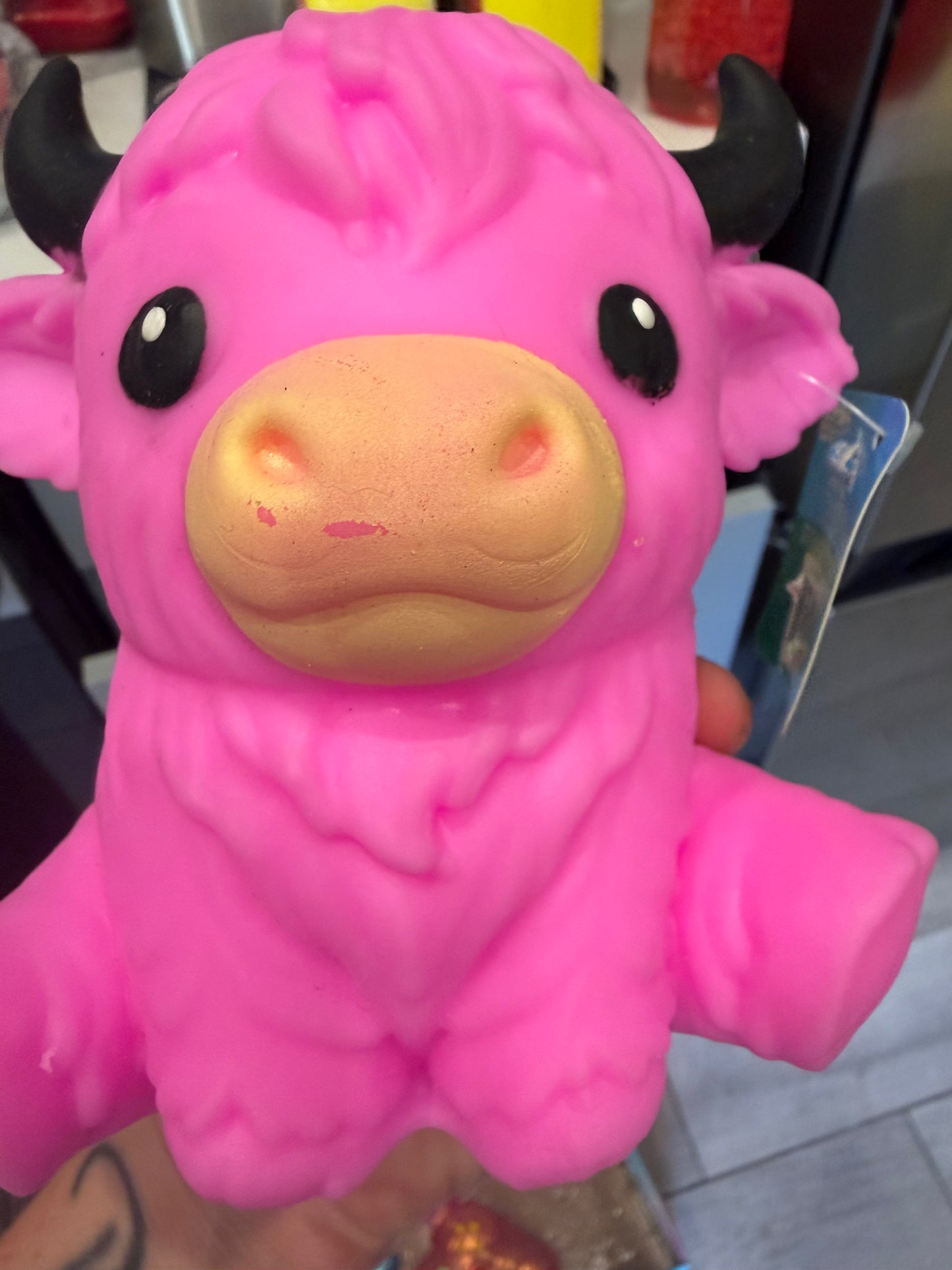 Squeezy Squishy Pink Highland Cow