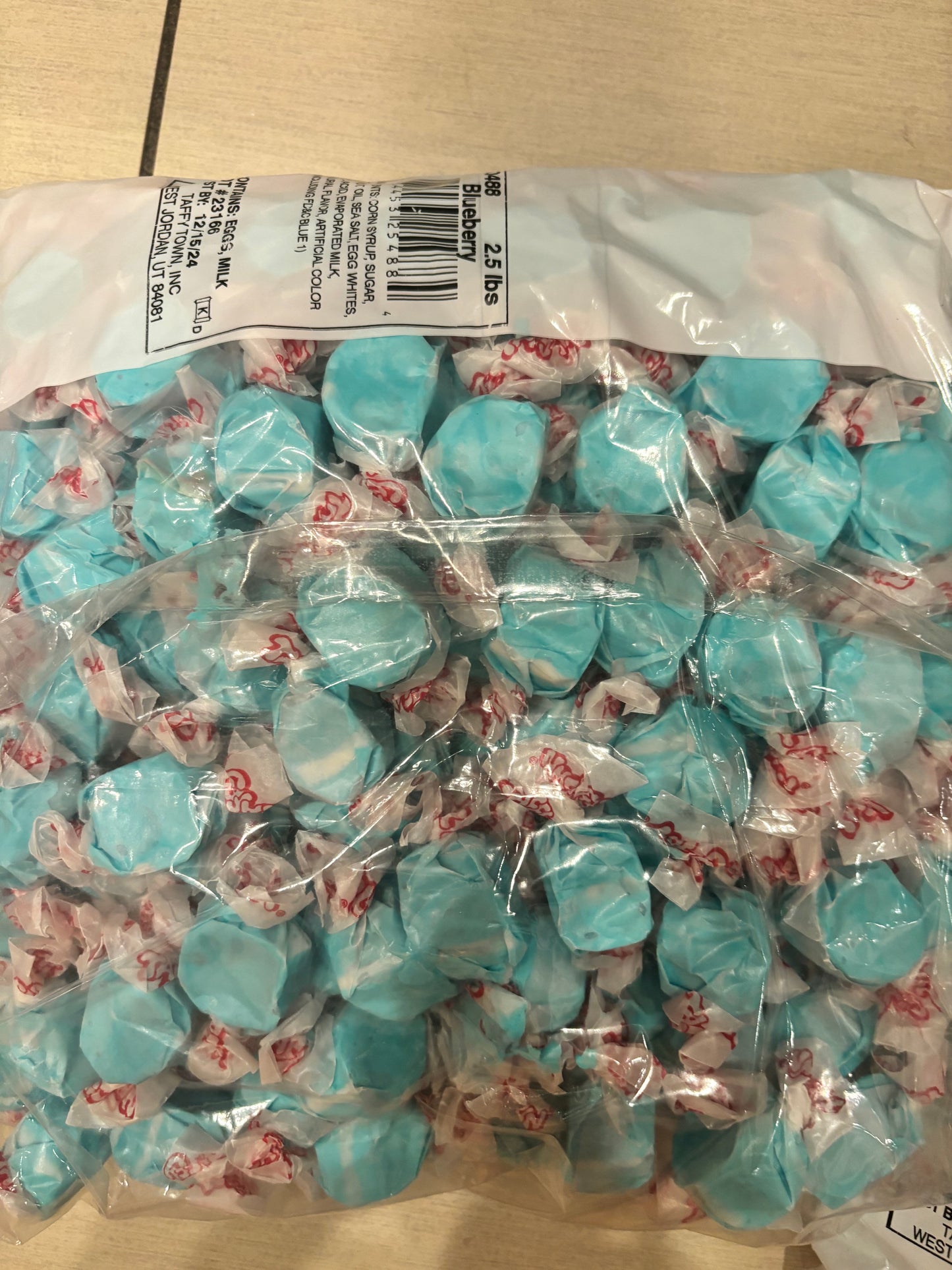 Freeze Dried Salt Water Taffy *Blue Raspberry*