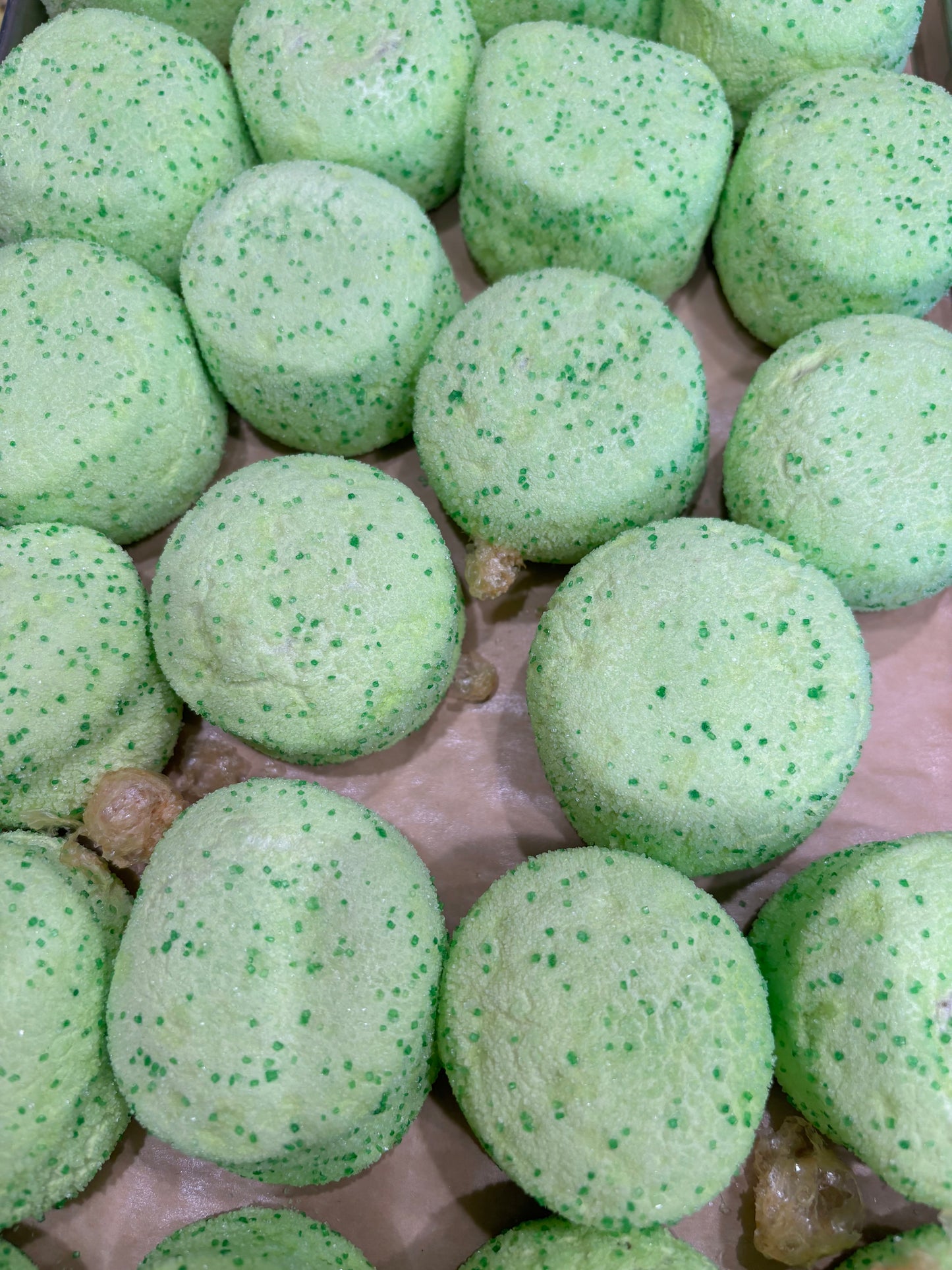 Freeze Dried Caramel Apple Oozing Green Apple Marshmallows ( stuffed)