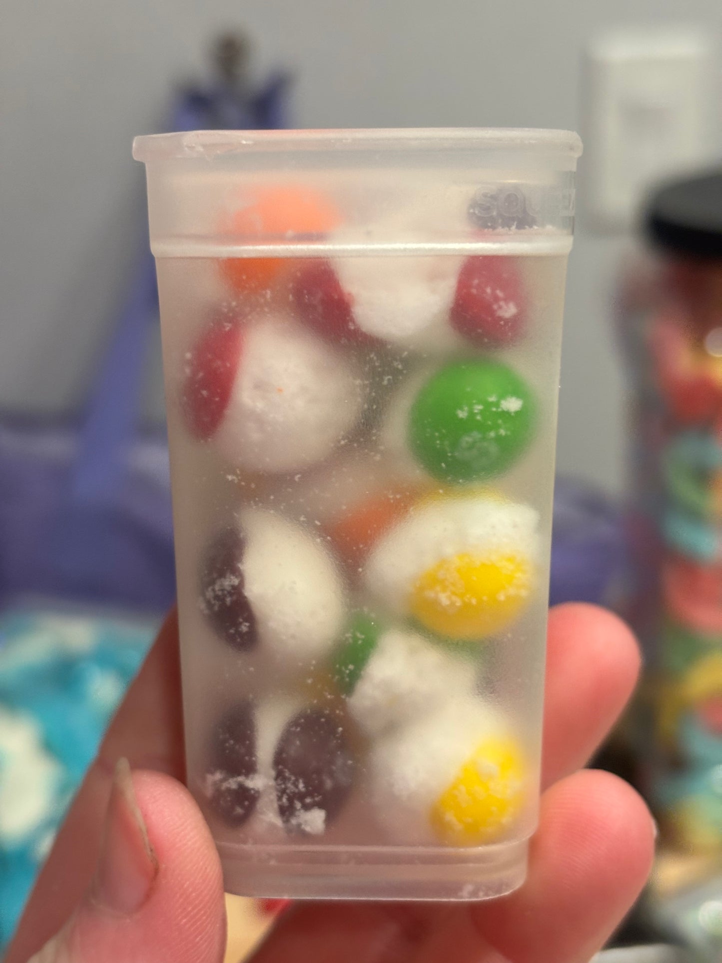 (1) Freeze Dried Skittle Stocking Stuffer Pop Top Addon