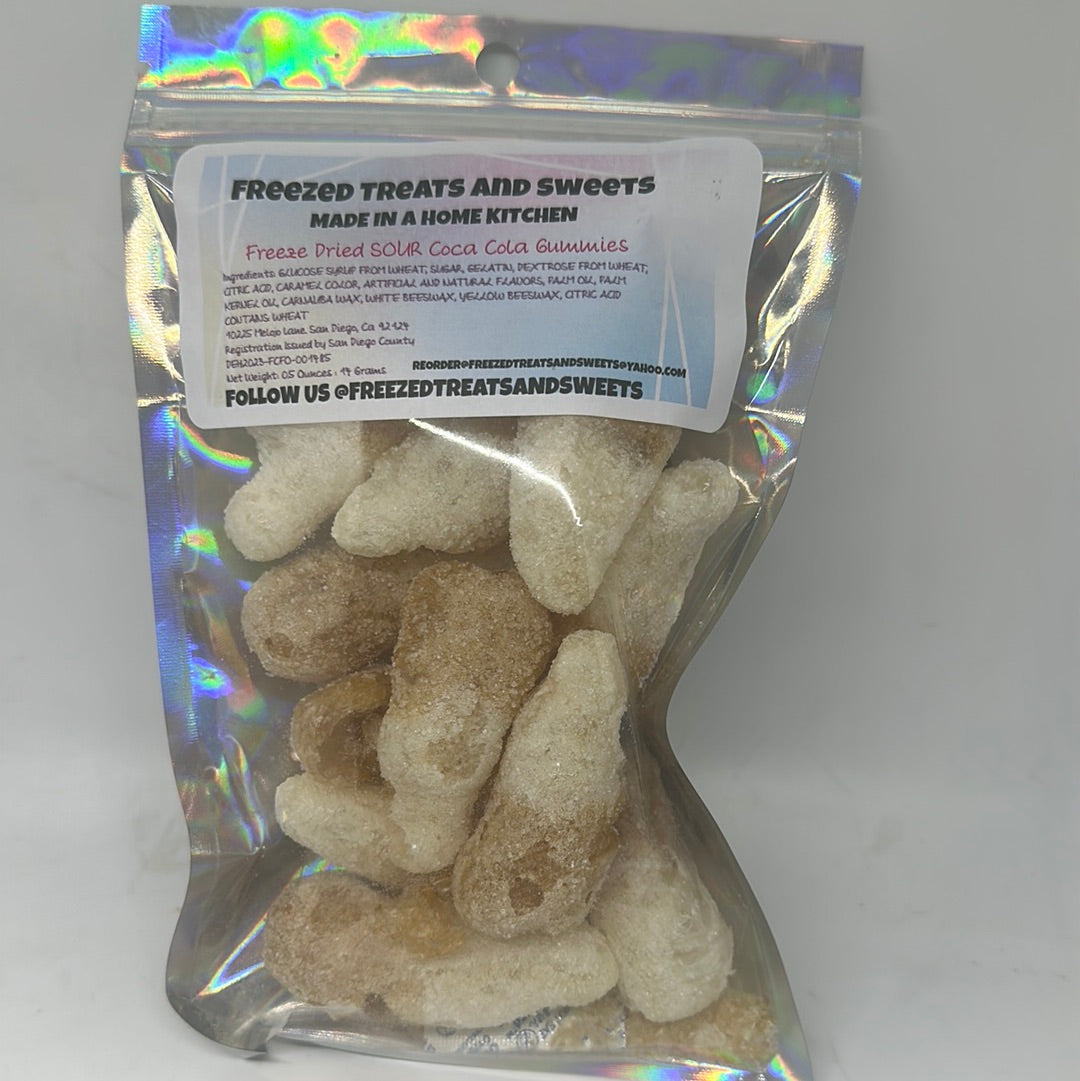 Freezed Freeze-Dried Sour Gummy Cola Gummies – Freezed Treats And Sweets