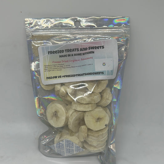 Freeze-Dried Organic Bananas